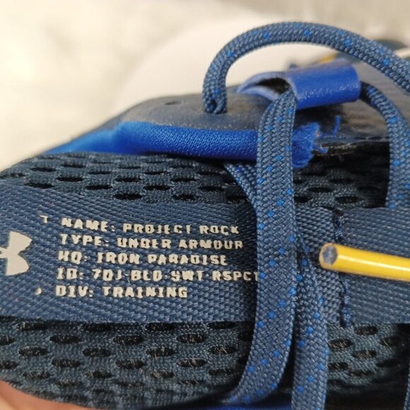 UNDER ARMOUR Unisex Project Rock Size 10 Camouflage Iron Paradise Training Shoes - Picture 14 of 16